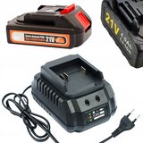 Rosfix Set Napajanja – Litij-Ionska Baterija 21V 1.5Ah In Hitri Polnilec 21V 1.2A | Združljivo Z Makita 18V–21V, (5000222795) | Shoptok.si