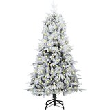 vidaXL Umetno Zložljivo Božično Drevo Zelena 150 cm PE in PVC | Shoptok.si
