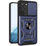 IZMAEL.eu Hybrid Armor Camshield ovitek za Samsung Galaxy S23 - Temno modra | Shoptok.si