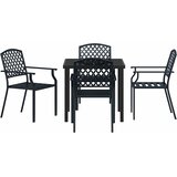  Vrtni set za objed 5 kom. Antracit Čelik s prahom premazan | shoptok.hr