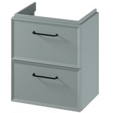 Cersanit S1021-007 - Viseći kupatilski ormarić ispod umivaonika MILLE SLIM 50x35 cm mint zelena | Eponuda.com