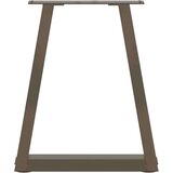  Noge za blagovaonski stol V-oblika 2 kom Prirodni čelik | shoptok.hr