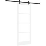  Klizna vrata ORKDAL 83 x 211 cm Masivna borovina i staklo | shoptok.hr