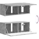  Komplet TV omaric 3 pcs Betonsko siva Konstruiran les - - Siva - 57.32 - 30 x 31 x 100 cm - 2025-vidaXL-Uvoz_2 | Shoptok.si