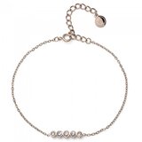 Ženska oliver weber change rosegold crystal narukvica sa swarovski kristalima ( 32316rg )