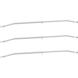  Kuka za platna za prikolice 3 pcs Srebrno 100-145 cm Aluminij | shoptok.hr