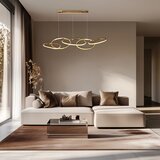 Candellux Lighting LED viseča svetilka v zlati barvi Anneli – | Shoptok.si