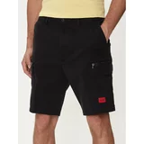 Hugo Kratke hlače iz tkanine Johny232D 50510438 Črna Regular Fit