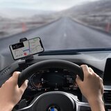 Baseus Big Mouth Pro nosilec za avto, pritrdljiv, za armaturno ploščo (črn), (20817221) | Shoptok.si