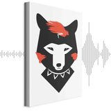  Slika - Polite Fox (1 Part) Vertical 80x120 Akustična | shoptok.hr