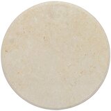 Stolna ploča krem Ø 60 x 2,5 cm mramorna | shoptok.hr