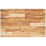  Zidna polica za umivaonik od čelika i masivnog bagremovog drva Smeđa 60 x 50 x 2 cm | Shoptok.si