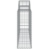  Lučne gabionske košare 12 kom 200x30x80/100cm pocinčano željezo | shoptok.hr