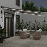 Tenda na automatsko uvlačenje LED antracit i bijela 450x350 cm | shoptok.hr