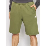 Adidas Športne kratke hlače adicolor Essentials Trefoil H65677 Zelena Regular Fit