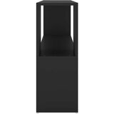 Ormarić za knjige crni 100 x 24 x 63 cm od konstruiranog drva | shoptok.hr