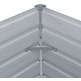  Povišena vrtna gredica 100x100x45 cm pocinčani čelik antracit | shoptok.hr