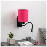  Brilagi - LED zidna lampa NUBILA 1xE27/25W/230V + LED/3W crna/ružičasta | Eponuda.com