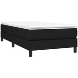 Box spring postelja z vzmetnico črna 80x200 cm blago, (20724719) | Shoptok.si