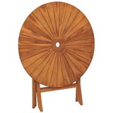  Sklopivi vrtni stol Ø 85 x 75 cm od masivne tikovine | shoptok.hr