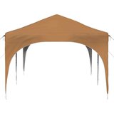  Zložljivi šotor za zabave 575 x 288 x 245 cm Bež Oxford tkanina, (5000248611) | Shoptok.si