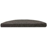  Prostirke za stepenice, samoljepljive, 15 kom 56x17x3 cm, antracit, poluokrugle | shoptok.hr