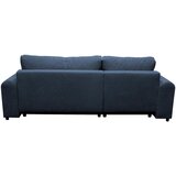 MID.YOU KOTNA SEDEŽNA GARNITURA, struktura temno modra | Shoptok.si