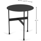 Spinder Design Kovinska okrogla stranska mizica ø 40 cm Mira – | Shoptok.si