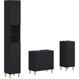  Set za kupaonicu od 3 dijela ARNHEM Konstruirano drvo | shoptok.hr