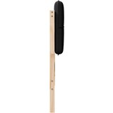  Tapecirani uzglavlje Smeđa i crna 120 cm Čvrsto borovo drvo | shoptok.hr