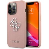  Maska za telefon za iPhone 13 Pro 6.1 Guess Saffiano Big (GUHCP13LSA4GSPI), Roze | Eponuda.com