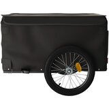 Prikolica za bicikl crna 45 kg željezna | shoptok.hr