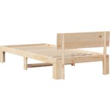 vidaXL okvir kreveta s uzglavljem 80x200 cm Masivna borovina | shoptok.hr