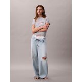 Calvin Klein Jeans Majica 'CLSSC' svijetlosiva / roza / bordo | shoptok.hr