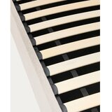 Kave Home Bež oblazinjena postelja s prostorom za shranjevanje z letvenim dnom 90x200 cm Nahiri – | Shoptok.si