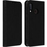 AVIZAR Etui, držalo za kartice in stojalo za video iz pravega usnja - crna str. Samsung Galaxy A20e, (20600183) Cene