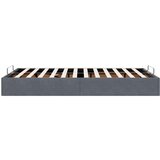 vidaXL Otomanski posteljni okvir brez vzmetnice siv 120x200 cm žamet | Shoptok.si