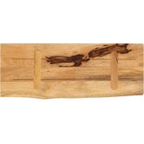 Stolna Mizna plošča 80x20x3,8 cm naraven rob trden robusten mangov les | Shoptok.si