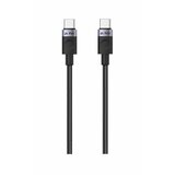 Swissten iPEAX KABEL TEXTILE USB-C/USB-C 1,5M, 60W, 3A, USB 2.0 crni | shoptok.hr