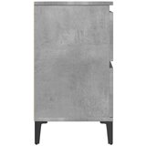 Ormarić za umivaonik siva boja betona 80 x 33 x 60 cm drveni | shoptok.hr