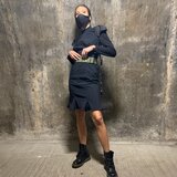 JET LAG HALJINA CRNA, MIDI | shoptok.hr