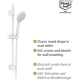 Wenko Bijeli set za tuš kabinu od nehrđajućeg čelika 70 cm Watersaving – | shoptok.hr