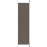 Sobna pregrada s 4 panela antracit 200 x 200 cm od tkanine | Eponuda.com