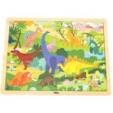 Viga 44584 puzzle na podlošku, 48 dijelova - učenje o dinosaurima Cijene