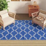 Vanjski Zunanja preproga modra 140x200 cm PP | Shoptok.si