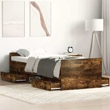  Okvir kreveta s uzglavljem i podnožjem boja hrasta 100 x 200 cm | shoptok.hr
