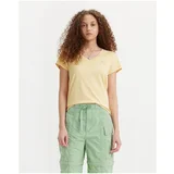 Levi's Majice & Polo majice 85341 0075 PERFECT VNECK Rumena