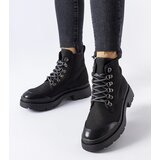 Gemre Black fabric hiking boots Alicudi Cene