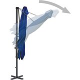  Konzolni vrtni suncobran s aluminijskim stupom 250x250cm azurni | shoptok.hr