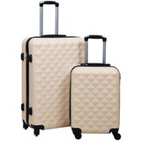  2-dijelni set čvrstih kovčega zlatni ABS | shoptok.hr